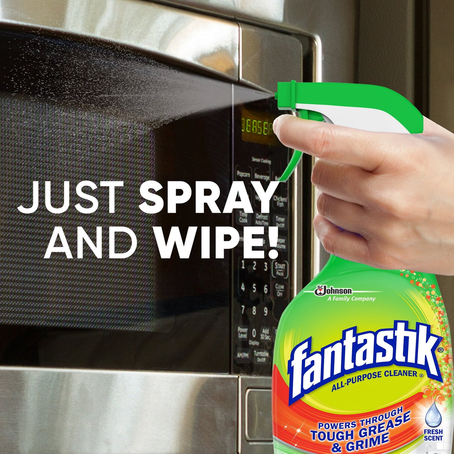 Fantastik All-Purpose Cleaner, Fresh Scent, 32 Ounce Trigger Bottle