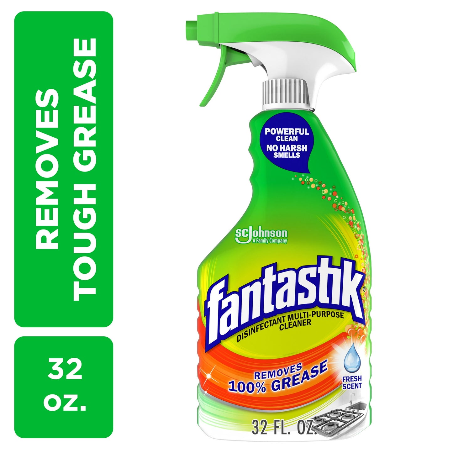 Fantastik All-Purpose Cleaner, Fresh Scent, 32 Ounce Trigger Bottle