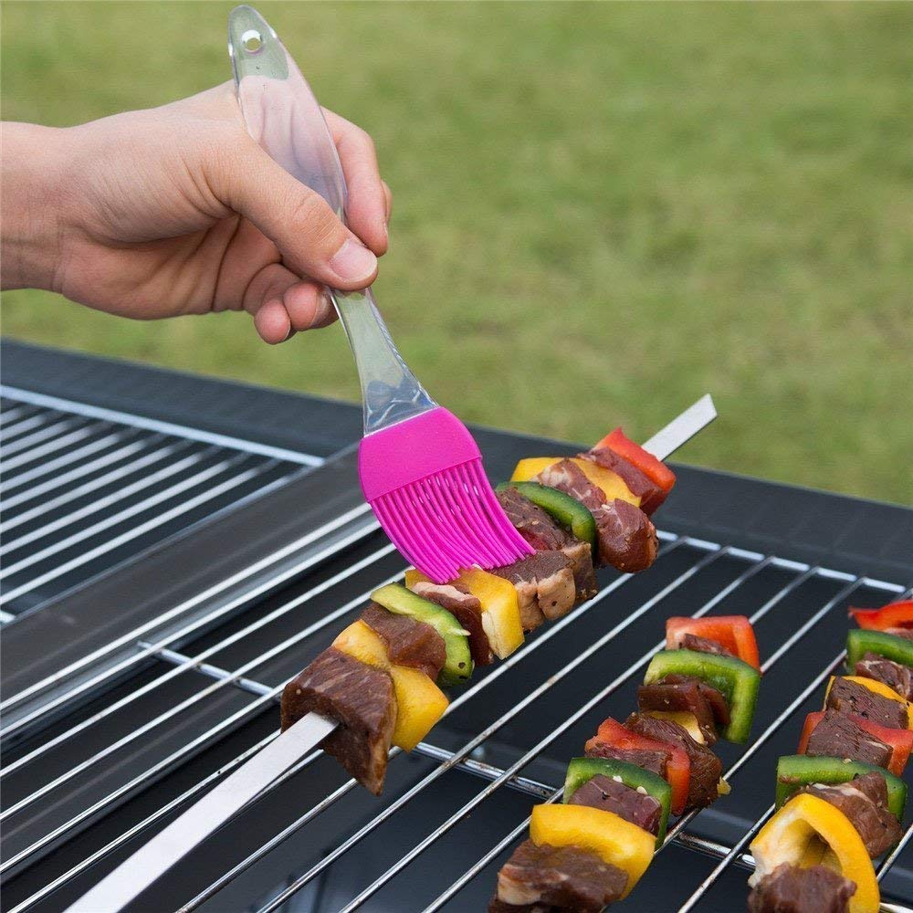1pc Randon color silicone oil brush for kitchen
