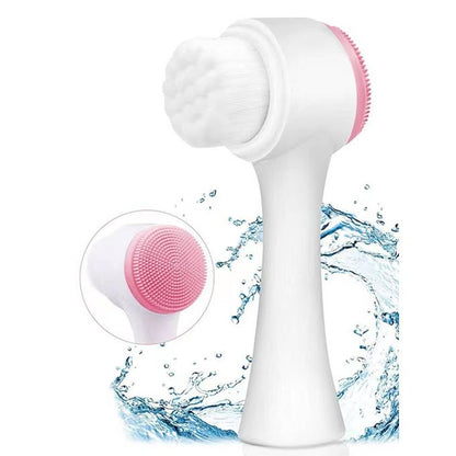 DOUBLE-SIDED FACIAL CLEANSING BRUSH