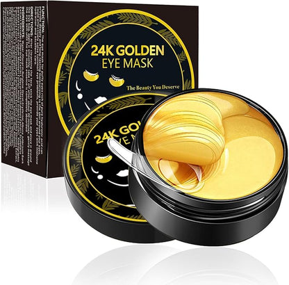 24K GOLD EYE MASKS COLLAGEN GEL PATCHES (60PCS)