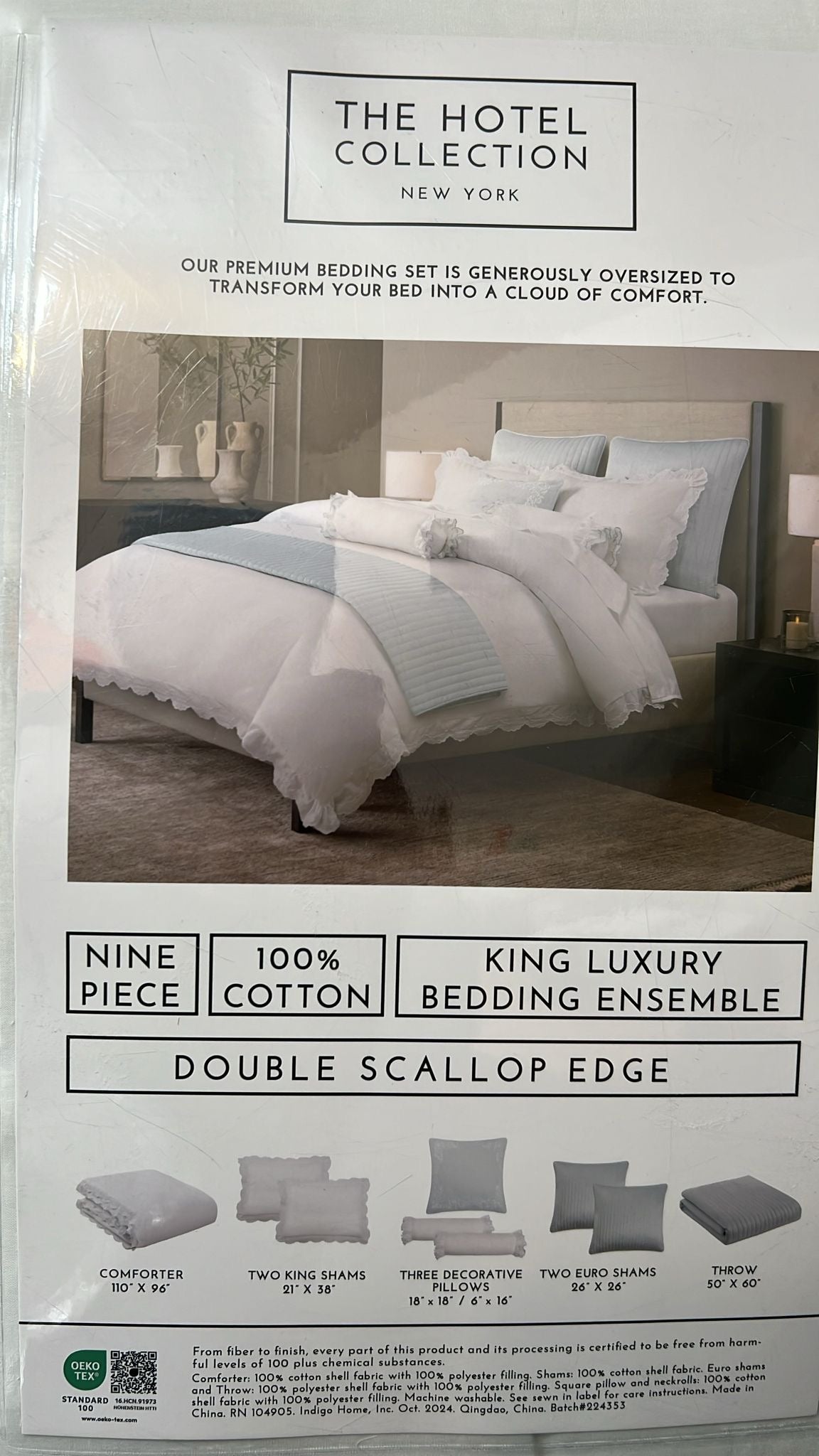 Hotel collection NY 9 piece bed set