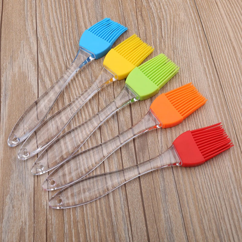 1pc Randon color silicone oil brush  for kitchen